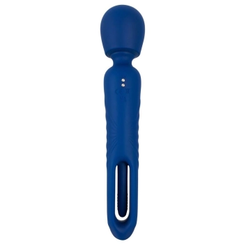 Masażer wand Sweet Smile 2in1 z językiem USB 24 cm
