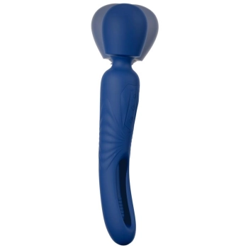 Masażer wand Sweet Smile 2in1 z językiem USB 24 cm