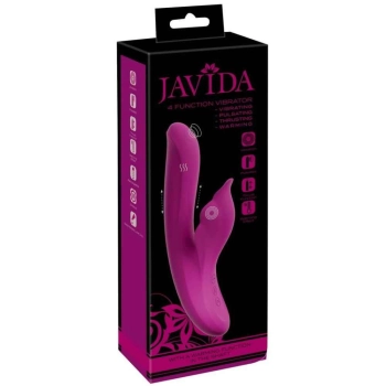 Wibrator króliczek Javida 4 funkcje silikonowy USB