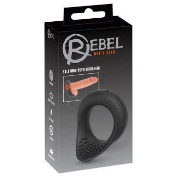 Pierścień wibrujący Rebel na jądra silikonowy USB