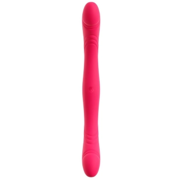 Podwójny wibrator silikonowy Couples Choice USB 31,2 cm