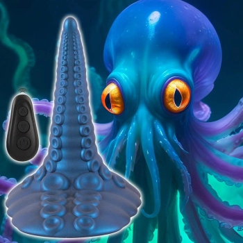Wibrator Tentacle Pad Beasty Cocks silikonowy pilot USB
