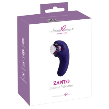 Wibrator mini Zanto Plasma z kulą plazmową beau coeur USB 13 cm