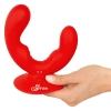 Wibrator podwójny Sweet Smile z przyssawką USB