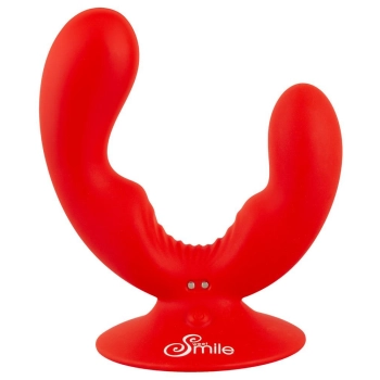Wibrator podwójny Sweet Smile z przyssawką USB