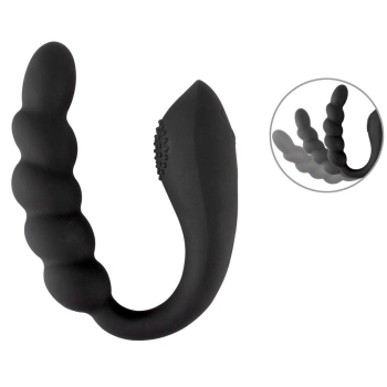 Wibrator analny giętki Black Velvets silikonowy USB 26 cm
