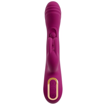 Wibrator króliczek Javida 2F squirt silikonowy USB 22,5 cm