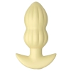 Plug wibrujący Cuties żółty silikonowy 7 trybów USB 8 cm
