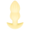 Plug wibrujący Cuties żółty silikonowy 7 trybów USB 8 cm