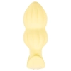 Plug wibrujący Cuties żółty silikonowy 7 trybów USB 8 cm