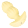 Plug wibrujący Cuties żółty silikonowy 7 trybów USB 8 cm