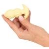Plug wibrujący Cuties żółty silikonowy 7 trybów USB 8 cm