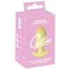 Plug wibrujący Cuties żółty silikonowy 7 trybów USB 8 cm