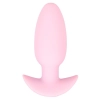Korek analny wibrujący Cuties silikonowy różowy USB 8 cm
