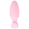 Korek analny wibrujący Cuties silikonowy różowy USB 8 cm