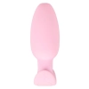 Korek analny wibrujący Cuties silikonowy różowy USB 8 cm