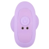 Korek analny wibrujący Cuties fioletowy USB 8 cm