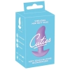 Korek analny wibrujący Cuties fioletowy USB 8 cm