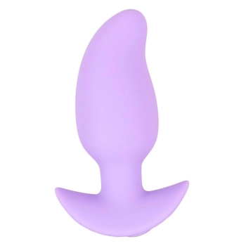 Korek analny wibrujący Cuties fioletowy USB 8 cm