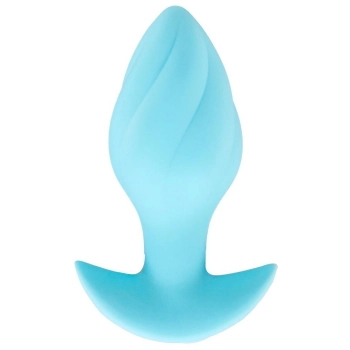 Korek analny wibrujący Cuties niebieski 7 trybów USB