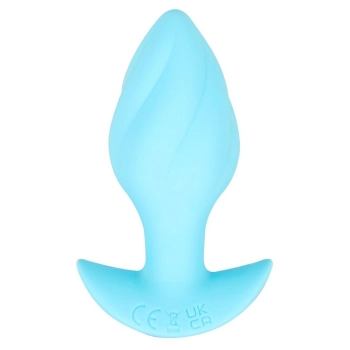 Korek analny wibrujący Cuties niebieski 7 trybów USB