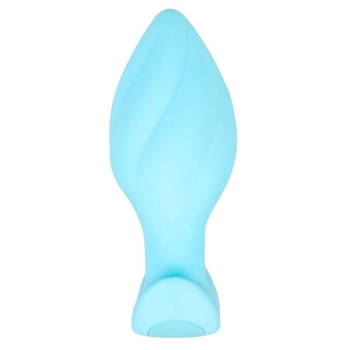 Korek analny wibrujący Cuties niebieski 7 trybów USB