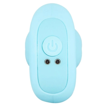 Korek analny wibrujący Cuties niebieski 7 trybów USB