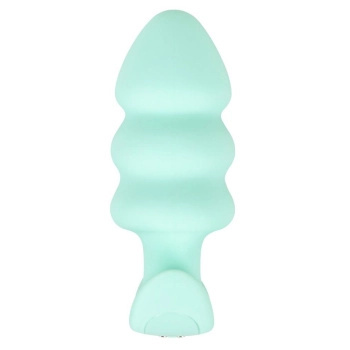 Mini korek analny wibrujący Cuties zielony USB