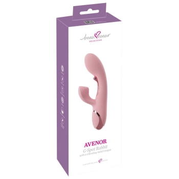 Wibrator króliczek beau coeur Avenor G Spot silikonowy USB 23 cm