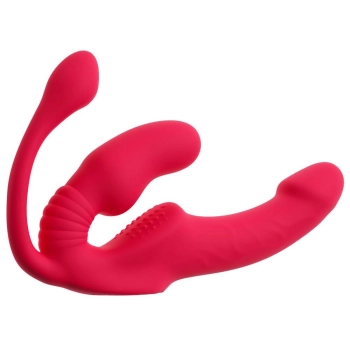 Wibrator strap on potrójny You2Toys USB 23 cm