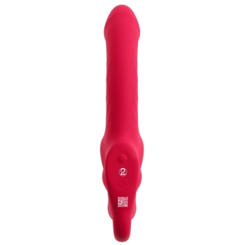 Wibrator strap on potrójny You2Toys USB 23 cm