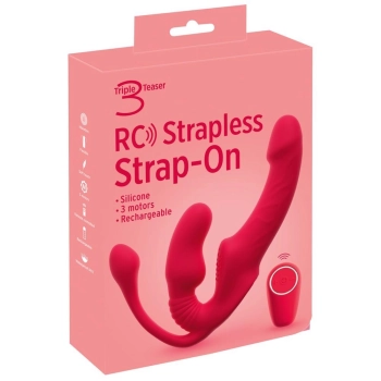 Wibrator strap on potrójny You2Toys USB 23 cm