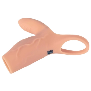 Nakładka silikonowa Realistixxx Real Sleeve Clit S z wibracjami USB
