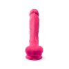 Realistyczne dildo wibrujące Silexd różowe 20 cm USB z pilotem