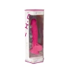 Realistyczne dildo wibrujące Silexd różowe 20 cm USB z pilotem
