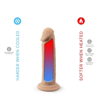 Dildo realistyczne Real Skin Model 2 Silexd 15 cm cieliste