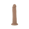 Realistyczne dildo z ciekłego silikonu z przyssawką Silexd 20 cm