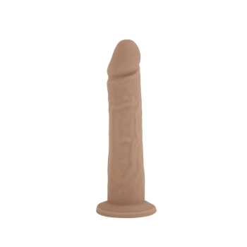 Realistyczne dildo z ciekłego silikonu z przyssawką Silexd 20 cm
