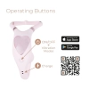 Wibrator Adrien Lastic Venus APP bladoróżowy USB 11 cm