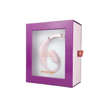 Wibrator Adrien Lastic Venus APP bladoróżowy USB 11 cm