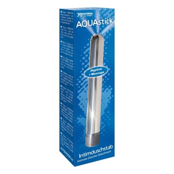 Irygator analny JoyDivision Aquastick aluminiowy srebrny 15 cm