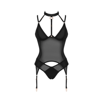 Gorset z figami Obsessive XS/S