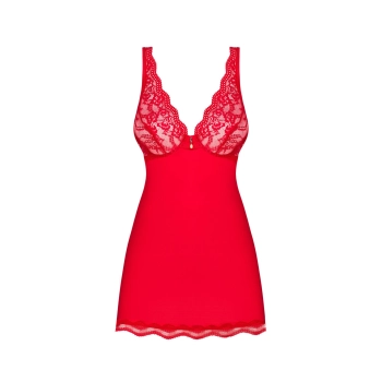 Bielizna-Luvae babydoll i stringi czerwona L/XL