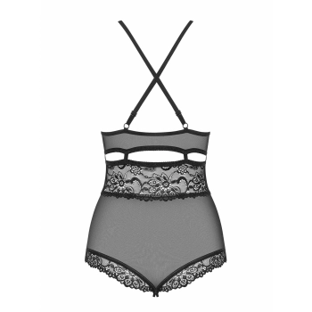 Bielizna-838-TED-1 body otwarte czarne  S/M