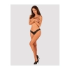 Stringi otwarte Obsessive Donna Dream czarne z koronką XL 2XL