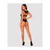 Body otwarte Obsessive Donna Dream czarne XL 2XL