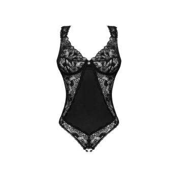 Body otwarte Obsessive Donna Dream czarne XL 2XL