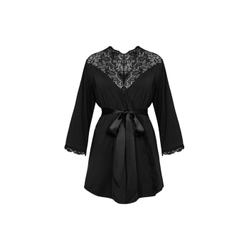 Peniuar Obsessive Bellastia czarny M/L