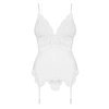 Bielizna-810-COR-2 gorset i stringi biały L/XL