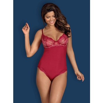 Bielizna-Rosalyne body czerwone  S/M